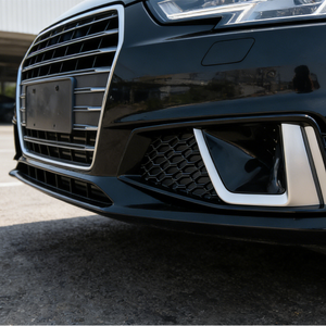 Cubierta de Faro Antiniebla de Plástico Nueva con Marco Negro de Panal para Audi A4L B9 SLINE 2017-2019 - Product Image 3