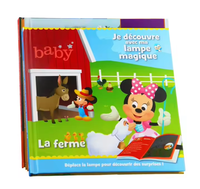 Livre personnalisé avec couverture rigide et lampe de poche, pour enfants, Production rapide, couverture rigide, bande dessinée colorée