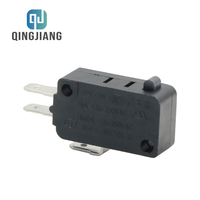Micro-interrupteur en plastique 125V/250V 16A avec borne à souder, certifié CQC pour usage électronique et industriel