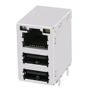 ARJ-150A ARJ-150C ARJU31B-系列1000 Base-T RJ45，带双USB 2.0组合连接器