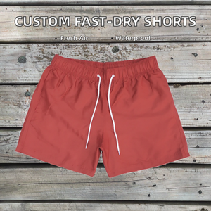 Shorts de bain formels pour hommes en polyester 100% respirant, confortable et à séchage rapide, avec cordon de serrage, ODM/OEM - Product Image 2