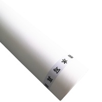 Kain Latar Belakang Interior Feixun Waterborne Polyester Flexible Banner, Kain Foto Studio Pernikahan, Putih Bersih, Latar Belakang Halus
