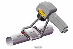 Xách tay 20W 30W 50W cầm tay <span class=keywords><strong>laser</strong></span> đánh dấu máy thuận tiện màn hình cảm ứng ngoài trời làm việc phần mềm hệ thống hỗ trợ DXF định dạng - Product Image 4