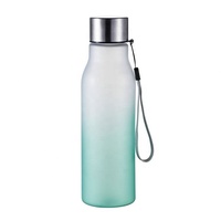Offre Spéciale bouteilles roses avec Logos personnalisés, vente en gros, bouteille d'eau en plastique étanche pour le sport 620ml 500ml écologique 1litre