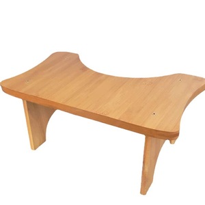 Tabouret de toilette en bois massif, 39.5x21.5x17.8cm, repose-pieds antidérapant pour personnes âgées et enfants - Product Image 5