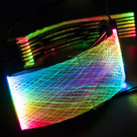 Cable de sincronización de 24 pines ATX RGB, Kit de Cable de extensión decorativo ARGB, 5V, 3 pines, cabeza única síncrona