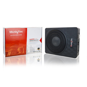 Subwoofer Activo MusicFire Basspro Nano de 10 Pulgadas y 12V para Auto, Diseño Compacto, Salida Estéreo - Product Image 5