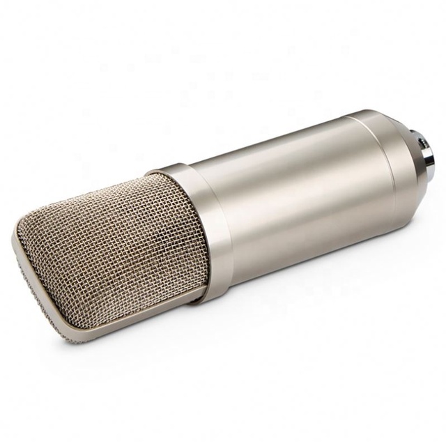 Professional Wired Handheld Studio Condenser Microphone Mic Podcast Equipment XLR Mike for Recording Singing Room