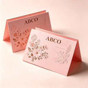 Tarjetas de Visita de Cartulina Impresas en Offset, con Estampado en Caliente y Relieve, Personalizadas, de Lujo y Alta Calidad, al por Mayor - Product Image 4