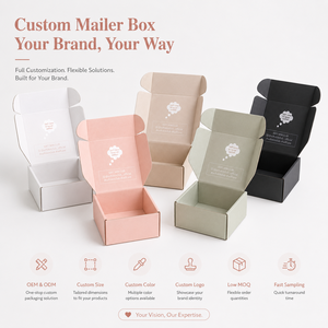 Eco-Friendly High-End Corrugated Board Box with UV Coating Recycled Materials Custom Design Reusable factory direct bulk supply - Product Image 4