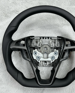 Volante de Fibra de Carbono Real para <span class=keywords><strong>Ford</strong></span> Everest, Modelo <span class=keywords><strong>2016</strong></span>, LED Inteligente, Pieza de Auto de Alta Calidad a <span class=keywords><strong>Precio</strong></span> de Fábrica YLC - Product Image 5