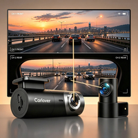 Mini caméra embarquée 4K avec GPS, vision nocturne HD, enregistrement en boucle, surveillance de stationnement, WIFI, caméra avant et arrière pour voiture