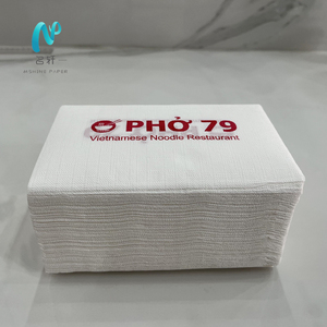 Trinh Gỗ Bột Giấy 2ply 1ply Nâu Trắng Sang Trọng Bữa Ăn Tối Khăn Ăn Vfold Khăn Ăn Giấy Tái Chế Bột Giấy Biểu Tượng Tùy Chỉnh Khăn Ăn - Product Image 5