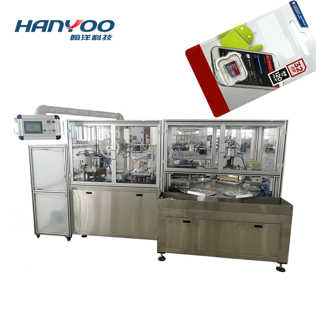 Hanyoo China Manufacturer Auto Paper Card Plastic PVC Blister Forming Packing Machine with Motor DPZ-530 for Ballpoint Pen