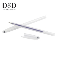 50pcs plastique chaleur effaçable marqueur stylo étui haute température disparaissant tissu marqueur recharge bricolage couture couture fournitures