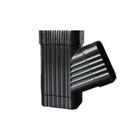 Accessoires de déviateur de gouttière carrée en aluminium, raccord en T oblique, zingué, étanche, pour l'ingénierie de la construction