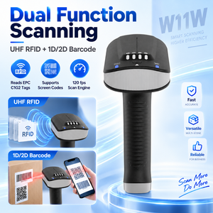 Lecteur de codes-barres sans fil portable, lecteur de cartes RFID UHF, 2000mAh, IP54, pour la gestion de la logistique en entrepôt et de la vente au détail - Product Image 2