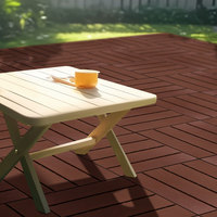 Dalles de terrasse modulaires à emboîtement de 20 mm d'épaisseur à prix réduit avec surface rainurée
