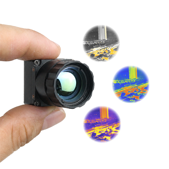 Long-Range 640x512 Thermal Mini Camera Core Night Vision for Border Security High-Accuracy Infrared Imaging SDK Support