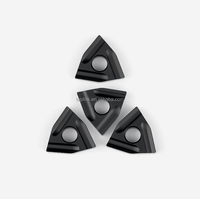 Outils d'usinage CNC WNMG080404/08-THS, plaquettes en carbure triangulaires revêtues PVD |   R0.8 Tournage externe universel résistant à l'usure OEM