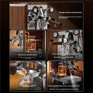 เครื่องชงกาแฟขนาดกะทัดรัดเกรดเชิงพาณิชย์ ฟังก์ชั่นคู่ สำหรับบาริสต้าที่บ้าน พร้อมหม้อต้มขนาดใหญ่ - Product Image 4