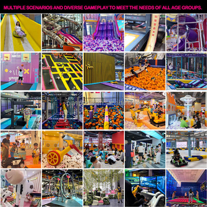 Aire de jeux intérieure commerciale pour adultes et enfants, parc d'aventure sportif avec <span class=keywords><strong>trampoline</strong></span> pour centre commercial - Product Image 2