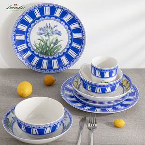 Ensemble de vaisselle en céramique sans plomb écologique Ensemble de table en porcelaine pour restaurant et cuisine - Product Image 1