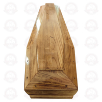Ataúd Ecológico de Madera de Paulownia, Certificado FSC, Estilo Europeo, Tamaño Personalizado