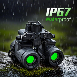 Dispositif de vision nocturne binoculaire Fom1600 P43 Green White Phosphor Autogate Gen2+ Dual Tube Mx-10160 Bnvd avec système de gain manuel Pvs31 - Product Image 6