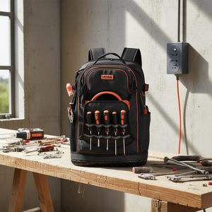 Sac à dos de chantier Vevor, capacité 150 lb, fermeture éclair, sac à outils pour électriciens - Product Image 2