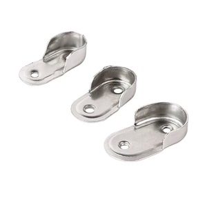 Zinc Alloy <b>Wardrobe</b> <b>Hanging</b> Rod Bracket Wall Mount Non Detachable Clothes Support Hardware Accessory - Product Image 4