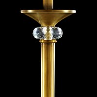 Lampe de table VH Simple Classic Antique en laiton avec abat-jour en tissu, décoration de luxe pour la maison et l'hôtel, lampe de table LED en gros