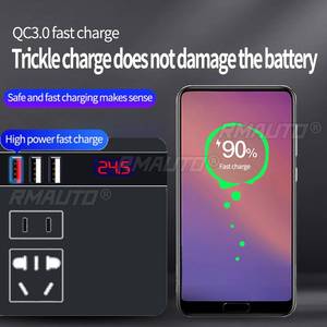 Convertisseur de courant pour voiture 150W 12V/24V vers 220V, adaptateur d'alimentation avec chargeur USB QC 3.0, charge rapide, noir - Product Image 3