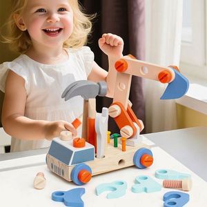 <b>Kids</b> Construction Multifunctional Tractor Bulldozer and Racing Car Model Toy Projects Building Play <b>Tool</b> Kit for Boys Girls - Product Image 3