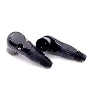5 Pin XLR мужской/женский аудио кабель прямой разъем микрофона штекер стерео черный/серебристый