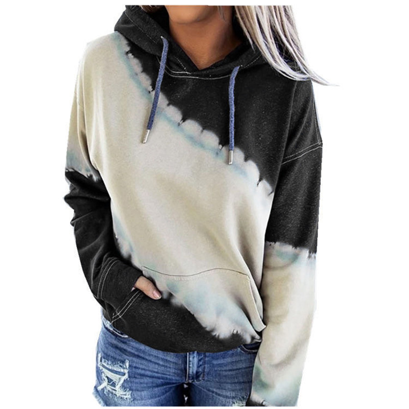 Grey white blue ink tie dye