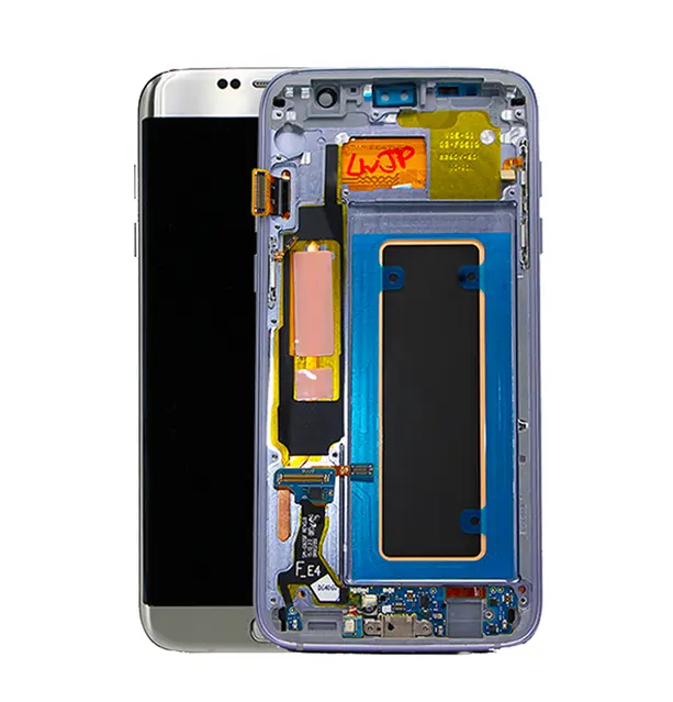 Original Wholesale Price Celular Pantalla Lcd Screen LCD Complete for Samsung S7 Edge with Frame