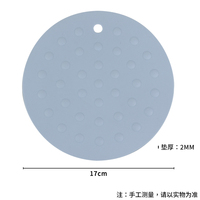 Tapis de table résistant à la chaleur pour la cuisine, sous-verre en silicone et PVC, rond ou carré, imperméable et antidérapant, pour tasses et plaques de cuisson
