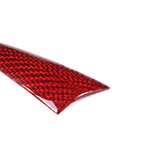 Autocollants décoratifs partiels en fibre de carbone véritable pour la console centrale arrière et le volant de luxe pour Infiniti Q50/Q50L/Q60