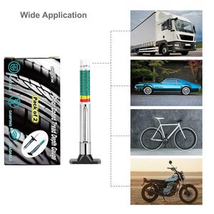 Mechanische 32-delige slimme kleurgecodeerde bandenprofielmeter - Product Image 5