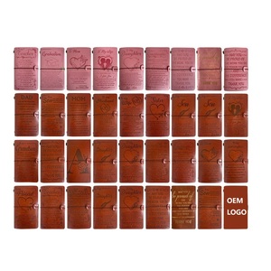 Cuaderno de Viaje A6 Personalizado Premium con <span class=keywords><strong>Cubierta</strong></span> de Cuero Grabada, <span class=keywords><strong>70</strong></span> Hojas, Diario Vintage - Product Image 1