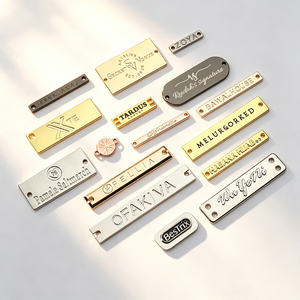 Matte Silver Plated Aluminum Metal Insignia Hollow Out Custom Shape Laser Marked Metal Nameplate Wear Resistant Metal <b>Tag</b> - Product Image 3