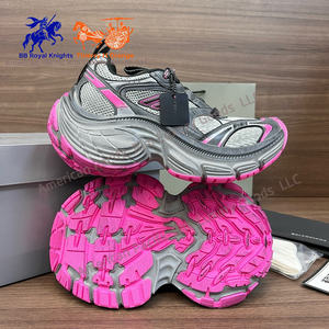 Chaussures de sport de qualité supérieure 6XL en maille blanche, en polyuréthane et fibre de polyester, baskets épaisses, style décontracté Harajuku - Product Image 1