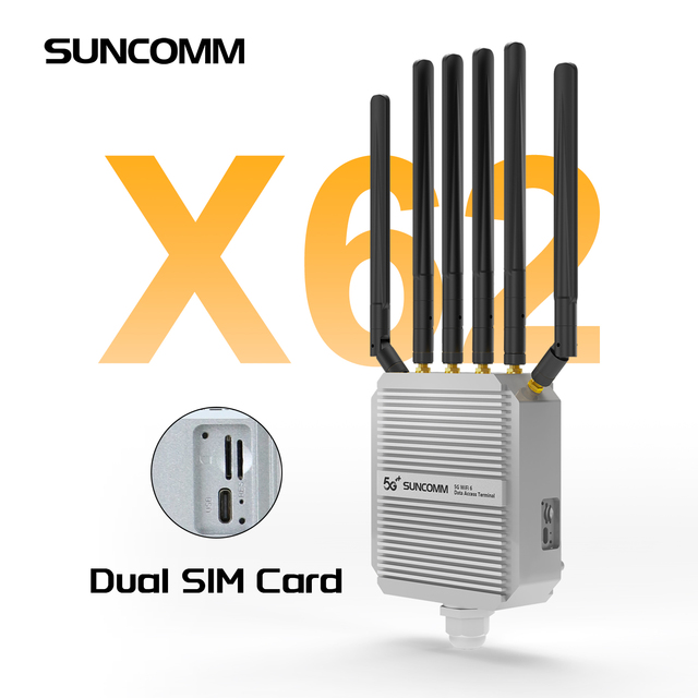 New X75 CP520 4G 5G NR SA/NSA Outdoor Router AX3000 Wi-Fi6 Dual Band POE Power 4x4 MIMO Antenna 5G Dual SIM Outdoor CPE