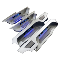 Pour Alphard Vellfire Lexus LM, seuil de porte intérieur de luxe à LED, pédale de bienvenue, lettres lumineuses creuses, série AH20 AH30AH40, style VIP