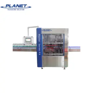 PLANET MACHINE Machine d'étiquetage automatique d'étiquettes à colle thermofusible OPP pour bouteilles en plastique à grande vitesse 18000bph