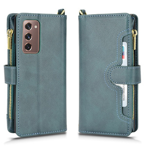 ซิปห่อกระเป๋าหนัง PU สำหรับ Samsung Galaxy Z <span class=keywords><strong>Fold2</strong></span> 5G - Product Image 3