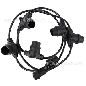 <b>Led</b> <b>Light</b> Strings B22 E27 Aluminum Body IP65 Waterproof Outdoor String <b>Lights</b> For Garden Patio Ceiling Decor - Product Image 4