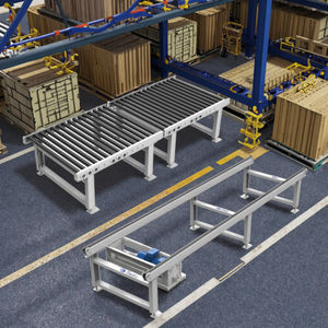 Convoyeur à roues télescopiques motorisé automatique à roulements en acier 5kW 380V pour entrepôt logistique (boîtes/cartons/caisses) - Product Image 1