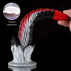 Yetişkin oyuncaklar Venom yumuşak sıvı silikon Dildos erkek ve kadın seks oyuncakları ile yüksek gerçekçilik çift kullanımlı gerçekçi yüksek simülasyon - Product Image 2